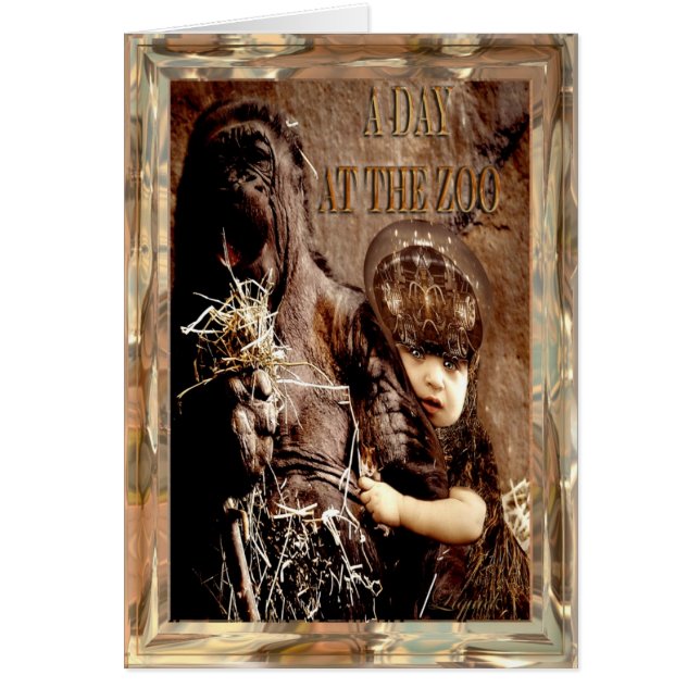 A day at the zoo Customisable (Front)