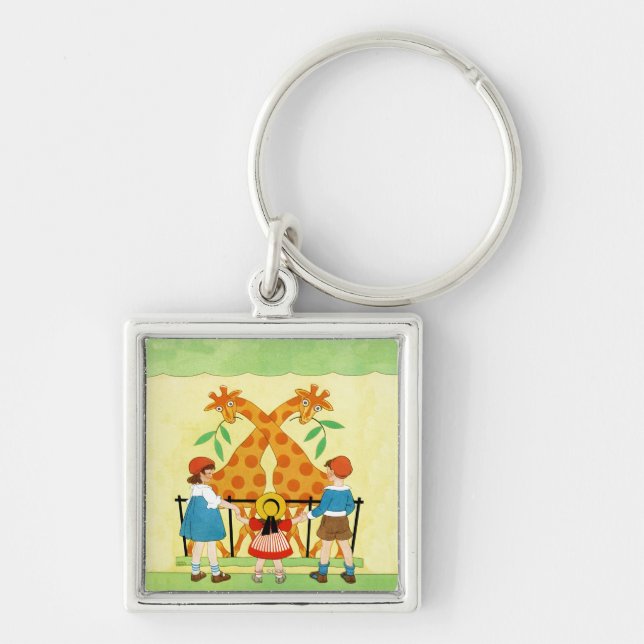 A Day At The Zoo Key Ring (Front)