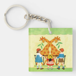 A Day At The Zoo Key Ring