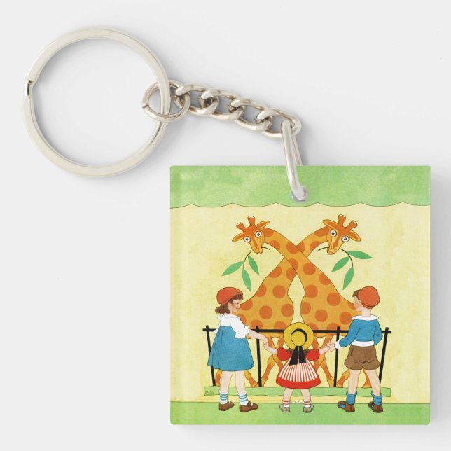 A Day At The Zoo Key Ring (Front)