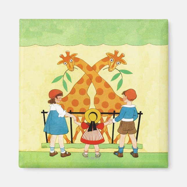 A Day At The Zoo Magnet (Front)