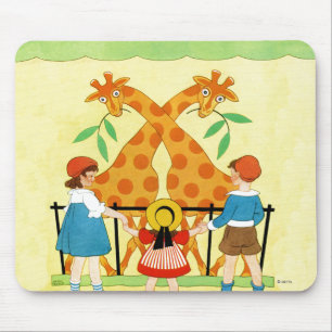 A Day At The Zoo Mouse Mat