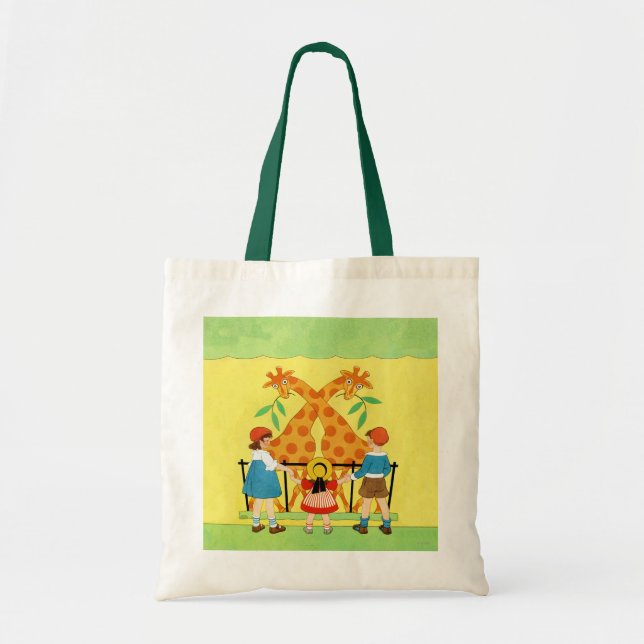 A Day At The Zoo Tote Bag (Front)