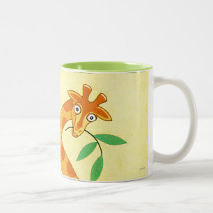 A Day At The Zoo Two-Tone Coffee Mug