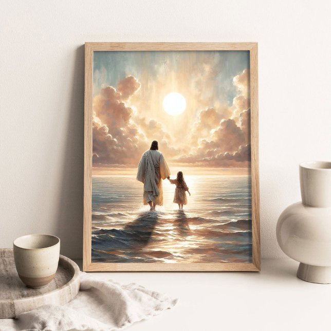 A Day for Miracles, Christian Art, Jesus Walking  Poster (Creator Uploaded)