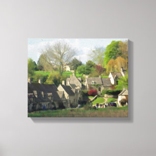 A Day in the Cotswolds in the UK Canvas Print