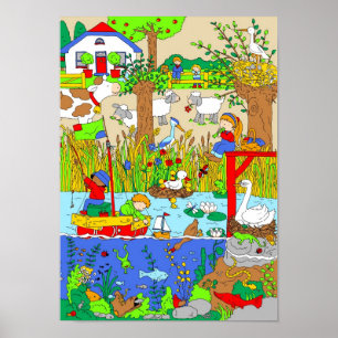 A Day in the Countryside Poster