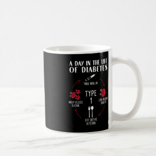 A Day In The Life of Diabetes Type 1 - Awareness M Coffee Mug