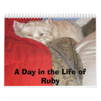 A Day in the Life of Ruby--The Art of Napping Calendar