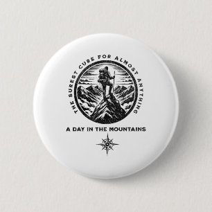 A Day In The Mountains - For Women 6 Cm Round Badge