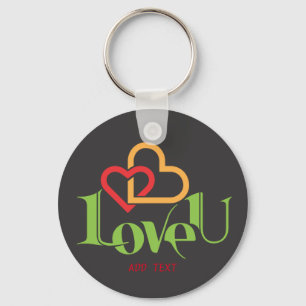 A day of love and all who love key ring