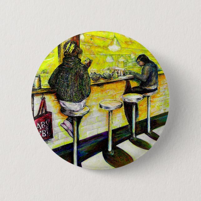 A Day Off from Crazy 6 Cm Round Badge (Front)
