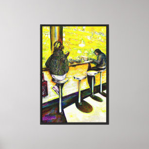 A Day Off from Crazy Canvas Print