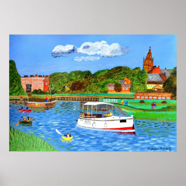 A Day on the River poster (Front)