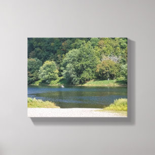 A Day Out On The River Canvas Print