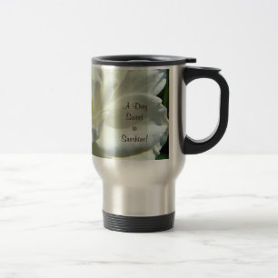 A Day Sweet in Sunshine! Coffee Mug White Rose