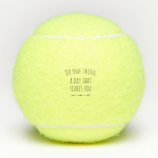 A day that scares you black tennis balls