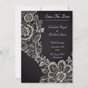 A Day to Remember Lacy Wedding Invitation