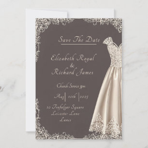 A Day to Remember Wedding Dress Invitation
