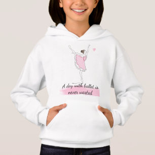 A Day With Ballet Cute Pink Blush Ballerina Heart