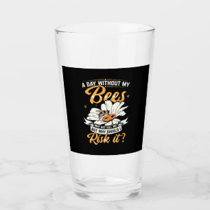 A Day Without My Bees Glass