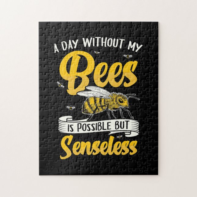 A Day Without My Bees Jigsaw Puzzle (Vertical)