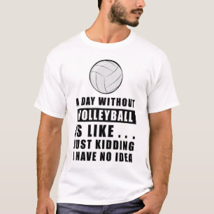 A day without Volleyball is like.. just kidding I T-Shirt