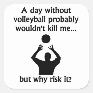 Volleyball Sayings Stickers and Sticker Transfer Designs - Zazzle UK