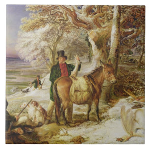 A Day's Sport, 1826 (oil on canvas) Tile