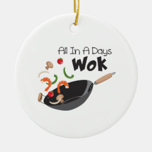 A Days Wok Ceramic Tree Decoration