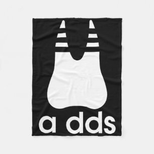 A Dds - Funny Dentist Dentistry Dental Medicine De Fleece Blanket