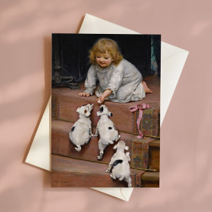 A Dead Heat Arthur John Elsley Card