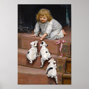 A Dead Heat Arthur John Elsley Poster