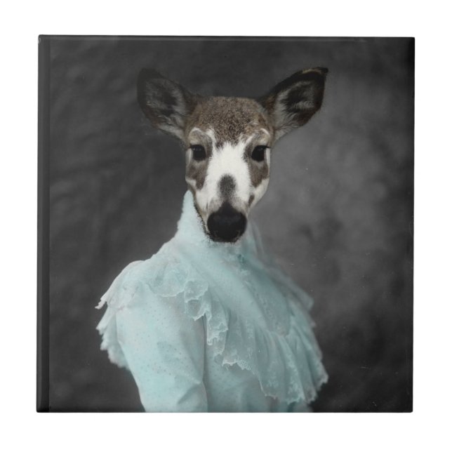 A Dear Deer Face Tile (Front)