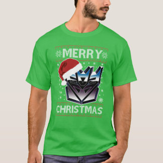 A Decepticon Merry Christmasransformers Gift Hallo T-Shirt