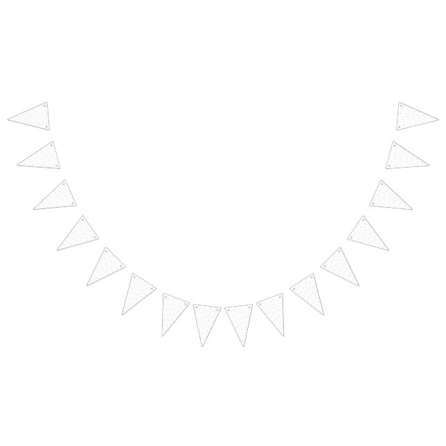 A decorative pattern featuring white and grey leav bunting  (All)