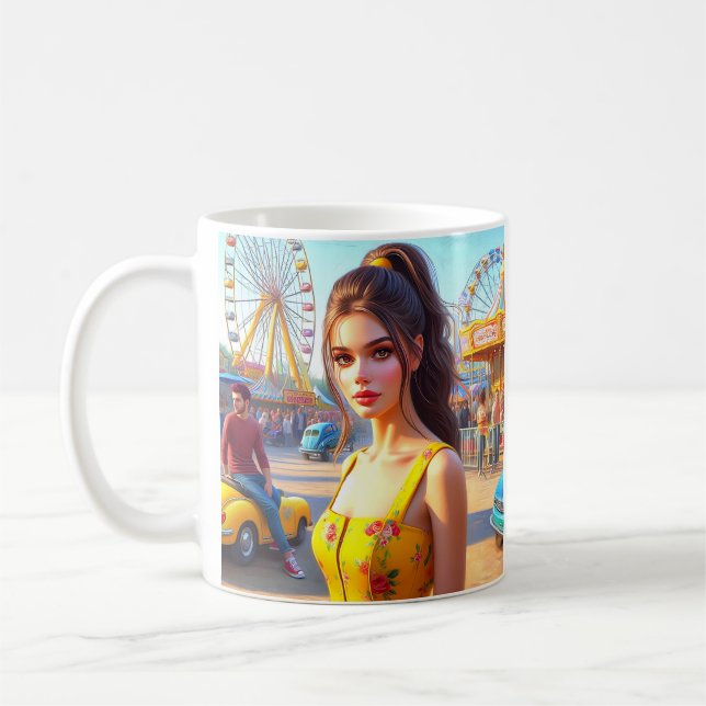 A Dedicated Heart, a map for everyone Coffee Mug (Left)