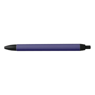 A deep blue backdrop accented by a white border, o black ink pen