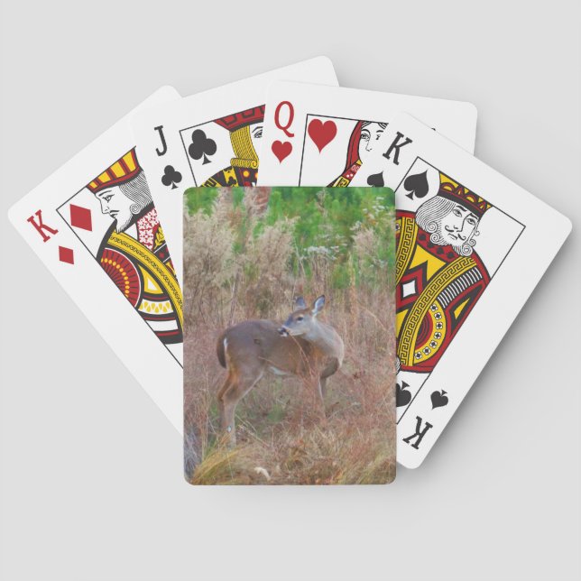 A Deer in the Tall Grass Playing Cards (Back)