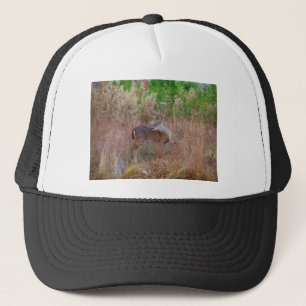A Deer in the Tall Grass Trucker Hat
