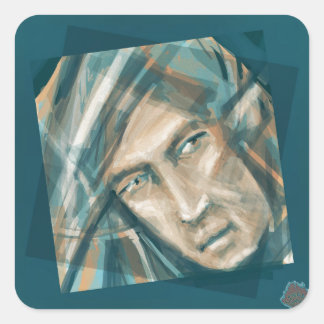 A Defiant Green Elf Square Sticker