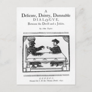 A Delicate Dainty Damnable Dialogue Postcard