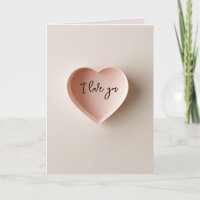 A delicate minimalist heart