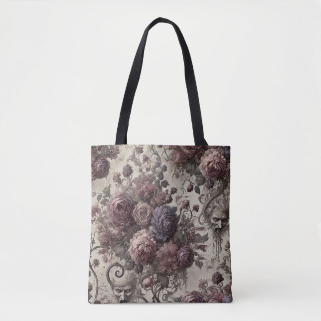 A Delicate Repulsion – Gothic Victorian Design Tote Bag (Front)