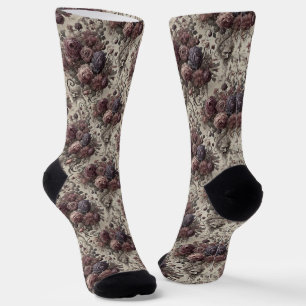 A Delicate Repulsion – Gothic Victorian Tapestry Socks