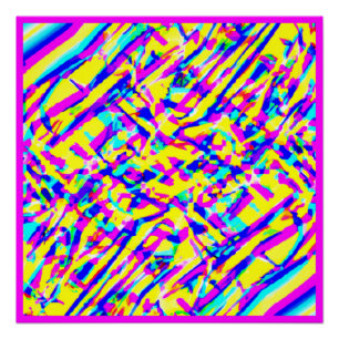 A Delicious Colourful Pattern Art Poster