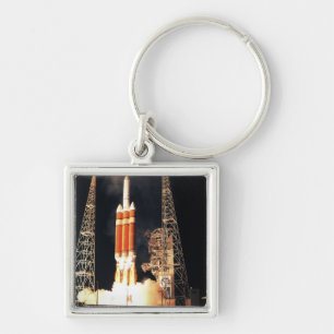 A Delta IV Heavy rocket lifts off Key Ring