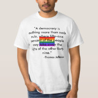 “A democracy is nothing more than mob ...