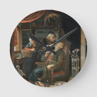 A Dentist Examining The Tooth of an Old Man (oil o