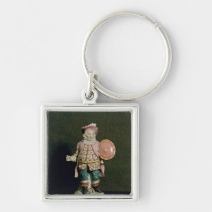 A Derby figure of Falstaff Key Ring